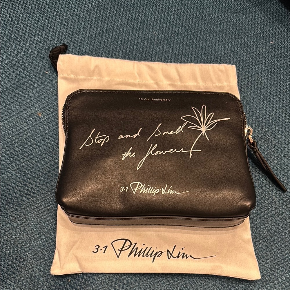 3.1 Phillip Lim Black Cosmetic Case